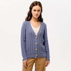 Кардиган женский Scandica Catrine голубой 48 RU