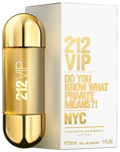 Парфюмерная вода Carolina Herrera 212 VIP 30 мл