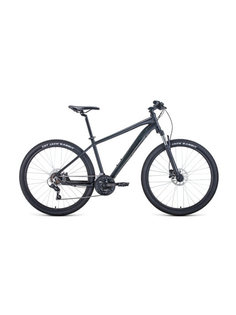 Велосипед 27,5" Forward Apache 27,5 3.0 disc AL Черный матовый/Черный 20-21 г 15"