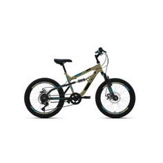 Велосипед 20" Altair MTB FS 20 disc 6 ск 20-21 г 14" Бежевый/Черный/RBKT1F106002