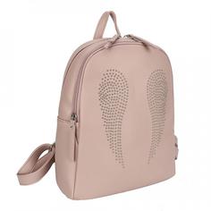 Рюкзак женский OrsOro ORS-0105 палево-розовый