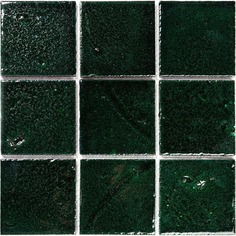 Мозаичная плитка Gaudi Rustico Rust-44-9 зеленый темный