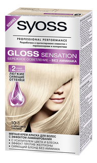 Краска для волос Syoss Gloss Sensation, 10-1 Кокосовое пралине, без аммиака, 115 мл
