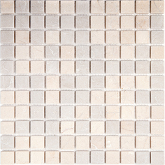 Мозаика из камня Natural Adriatica M025-25T Crema Marfil бежевый