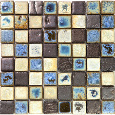 Мозаичная плитка Gaudi Rustico Rust-3-3 коричневый бежевый