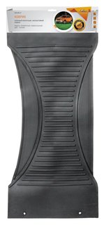 Коврик салонный поперечный, полимерный, цвет черный, 25х60см AIRLINE ACM-RM-07