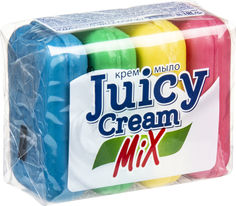 Крем-мыло Juicy Cream Mix туалетное 4х90г Нэфис Косметикс