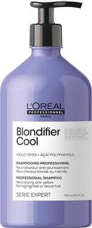 Шампунь LOreal Proffessionnel для нейтрализации желтизны холодных оттенков блонд, 750мл
