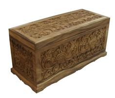 Сундук резной "Бутоны" средний 935503 Восточная лавка