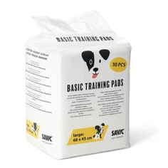 Пеленки для кошек и собак одноразовые Savic Basic Training Pads 60 x 45 см, 30 шт