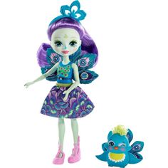Кукла Enchantimals Patter Peacock Flap 15 см DVH87/FXM74