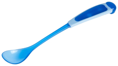 Ложка Canpol с длинной ручкой с 4 месяцев, цвет: голубой