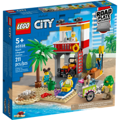 Конструктор LEGO City Пост спасателей на пляже 60328