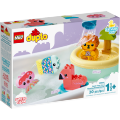 Конструктор LEGO DUPLO Приключения в ванной: Плавучий остров для зверей 10966