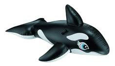 Надувной плотик-круг Касатка с держателем Intex 58561