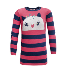 Платье Cherubino CK 6W097 цв. красный+синий р. 98