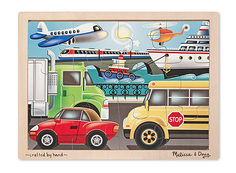Пазл Melissa & Doug В пути 12 деталей