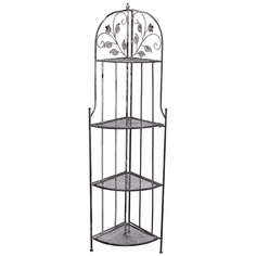 Этажерка угловая коллекция magnifico 4 полки 33*33*166 см KSG-123-251 Lefard