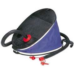 Насос-помпа ножной 36см, 3 насадки синий 68610 Intex