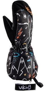Варежки Viking 2021-22 Snoppy Kids Black р. 5