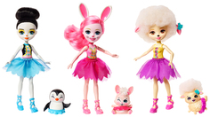 Кукла Enchantimals Волшебные балерины 3 куклы FRH55 15 см