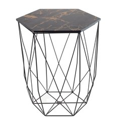 Столик-корзина декоративный, L39 W39 H45 см KSM-768486 Remeco Collection