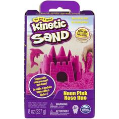 Кинетический песок Spin Master Kinetic Sand набор для лепки 240 г (розовый)