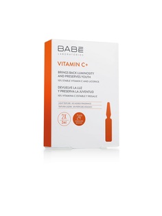 Концентрат для лица BABE Laboratorios для сияния и гладкости кожи Vitamin C+ампулы 2 мл
