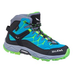 Кроссовки Salewa Alp Trainer Mid Gore-Tex Blue Danube/Fluo Green (Eur:38)