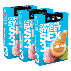 Презервативы Domino Sweet Sex Ice Cream комплект из 3 упаковок