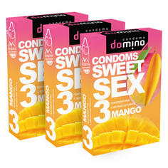 Презервативы Domino Sweet Sex Mango комплект из 3 упаковок