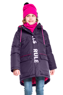 Пальто детское BOOM, цв. фиолетовый, р-р 158