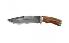 Нож Скиф кован. ст. ХВ-5 ,литье, рукоять из ценных пород дерева No Brand