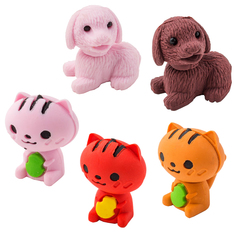 Набор ластиков-пазлов Бумбарам "Домашние любимцы" на блистере