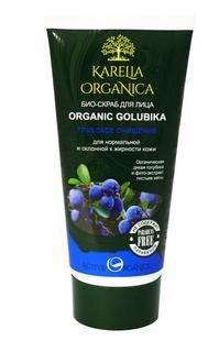 Био-скраб для лица Karelia Organica Organic Golubika для нормальной и жирной кожи 180 мл