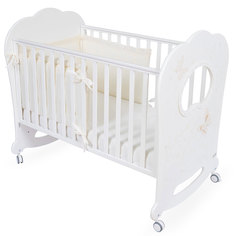 Текстильный бортик для кроватки BabyPiu Мягкий бортик BABYPIU 22L,154P_ORG Щелковые эмоции