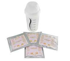 Шейкерные маски для сухой кожи 3 штуки + шейкер для размешивания Beauty Concept