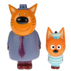 Набор игрушек для ванной Играем Вместе Три кота Папа и Коржик