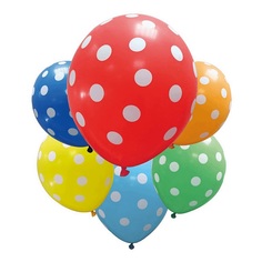 Набор воздушных шаров Procos Пятнышки 40 см 6 шт