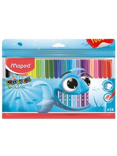 Набор фломастеров Maped Color Peps Ocean 24 цветов