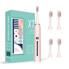 Электрическая зубная щетка Sonic Toothbrush X7 Pink