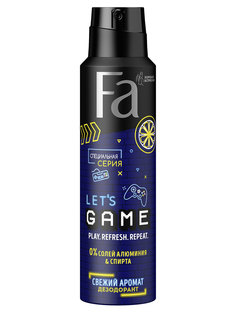 Део-спрей Fa Teens Lets Game, PROVOC, 150 мл