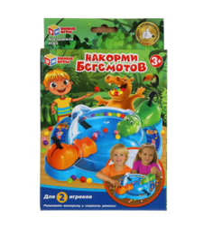 Игра настольная Накорми бегемотов Умные игры