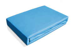 Простынь трикотаж на резинке Ol-tex 160х200 лазурь