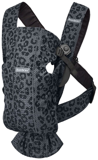 Рюкзак для новорожденных Babybjorn mini mesh леопард/антрацит 0210.78 BabybjÖrn