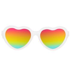 Солнцезащитные очки детские Babiators Original Hearts Junior (0-2), белый