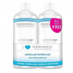 Мицеллярная вода Dermedic Hydrain3 Hialuro H2O 500 мл 2 шт.