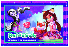 Альбом для рисования Centrum Enchantimals 24 листа 88798