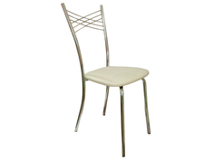 Стул Амис Ванесса, хром/белый