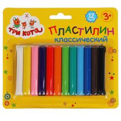 Набор пластилина Три кота, 12 цветов Multi Art